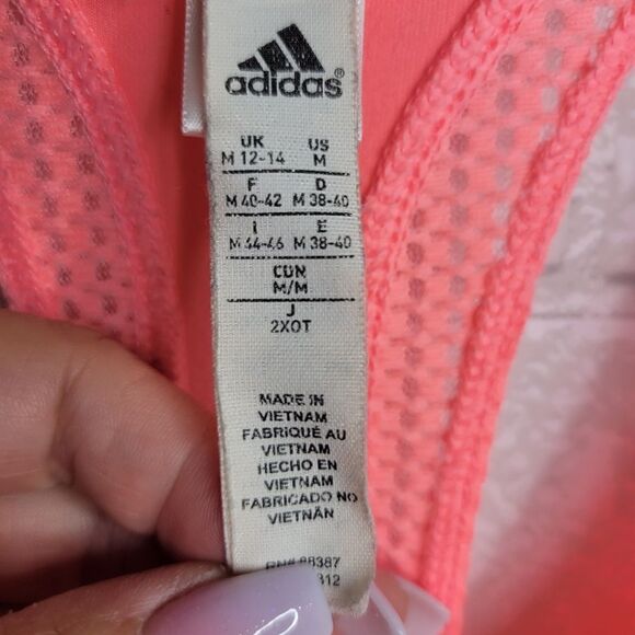 Adidas Hot Pink Athletic Tank Top - Picture 3 of 6